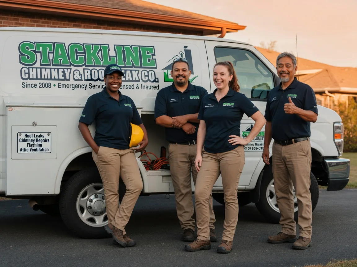 Chimney flashing repair company in New Bloomington, OH